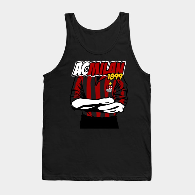 ROSSONERI MILAN Tank Top by lounesartdessin